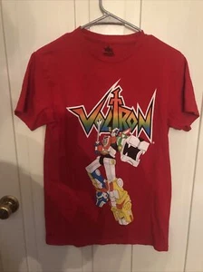 Voltron Graphic T Shirt - Small - Red - Retro Cartoon - Picture 1 of 3