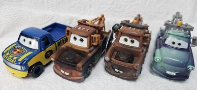 Disney Pixar Cars Lot Diecast Mater Headset Dexter Hoover Mattel Free Shipping - Image 1 of 4