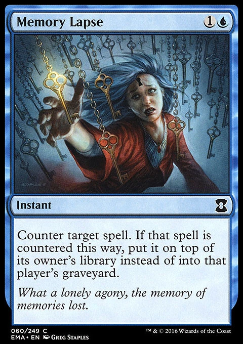 MTG Magic the Gathering Memory Lapse (60/265) Eternal Masters LP - Image 1 of 1