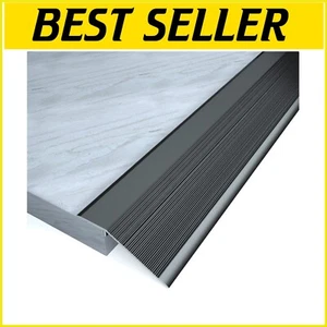 Heavy-Duty Aluminum Floor Transition Strip, 48-Inch Threshold Ramp for Doorways - Picture 1 of 8