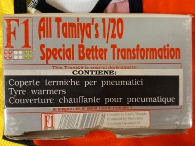 TRANS KIT F1  X TAMIYA 1/20 TERMOCOPERTE IN METALLLO . RARO  - Immagine 1 di 4