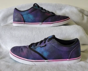 Van's Women's Lo Pro Blue/Purple/Pink Cosmic Galaxy Sneakers TB4R Size US 9 - Picture 1 of 16