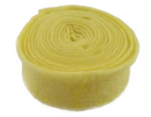 5,20m Topfband*Filzband*b=7,5cm*gelb GE13*SchafWolle-Filz*Deko-Band*Basteln 5,20 - Bild 1 von 1