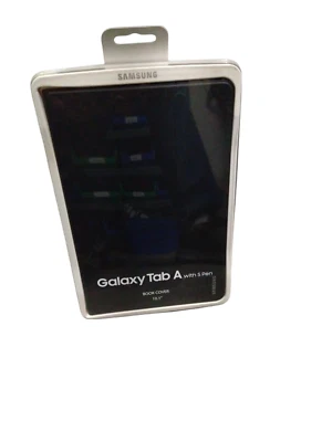 Genuine Samsung Book Cover for Galaxy Tab A with S pen Black - EF-BT580PBEGUJ - Image 1 of 2