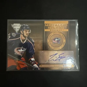 2013-14 Panini Titanium Metallic Marks Bronze Tim Erixon #MM-57 Auto - Picture 1 of 2