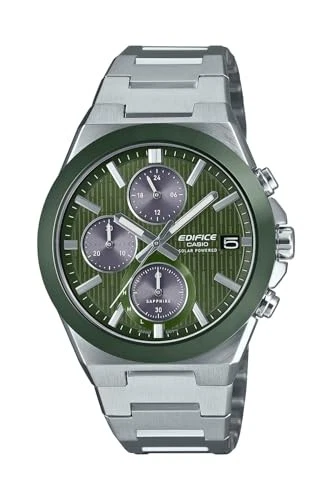 Reloj Solar CASIO EDIFICE con Bisel Cerámico, EFS-S650YD-3AJF, Hombre, Plateado NUEVO Foto 1 de 1