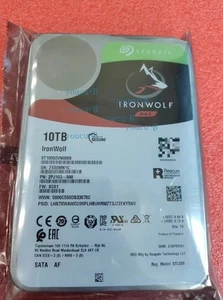 Seagate IronWolf ST10000VN0008 NAS 3.5" 10TB 256MB Internal Desktop Hard Drive - Picture 1 of 4