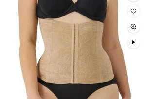 Maidenform Women’s Shapeware Cool Comfort Extra Firm Waist Trainer Beige XL, - Picture 1 of 10