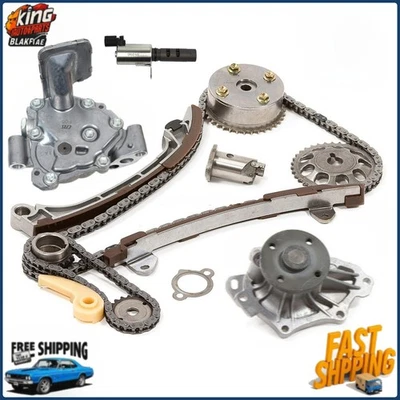 1AZFE 2AZFE Timing Chain Kit VVT Gear Water Oil Pump For 2.4L Toyota Scion 01-13 Foto 1 de 4