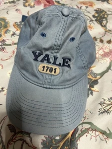 Legacy 92 Yale Bulldogs Cotton Buckle Backstrap Cap Hat - Navy Blue - Picture 1 of 3