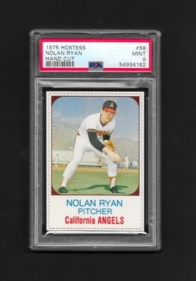 1975 Hostess Nolan Ryan #58 PSA Mint 9 Mets Angels Astros Rangers HOF - Image 1 of 2
