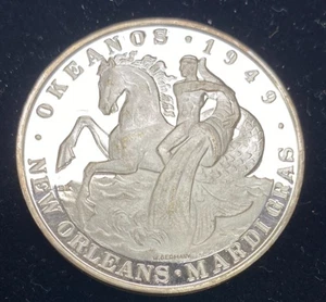 KREWE  OF OKEANOS 1968 ~ 999 Silver Mardi Gras Doubloon~SPLENDORS OF OLD RUSSIA - Picture 1 of 3