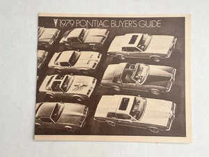 1979 Pontiac Buyer's Guides Brochure - Picture 1 of 4