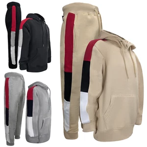 KIDS PULLOVER STYLISH TRACKSUIT POCKETS FLEECE ACTIVEWEAR WARM HOODIE Sweatsuit - Picture 1 of 10