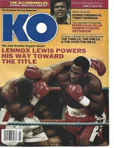 REVISTA DE BOXEO KO MARZO 1993 LENNOX LEWIS MUHAMMAD SLI CAPATAZ MORRISON GAMACHE - Imagen 1 de 1
