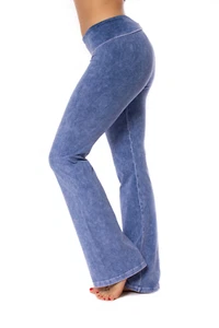 Roll Down Boot Leg Mineral Wash (Style 330, Light Blue Mineral Wash MW7) by Hard - Picture 1 of 11