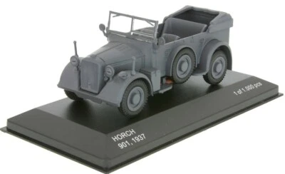 WHITEBOX - HORCH 901 cabriolet 1937 gray military version - 1/43 - WBX257 - Image 1 of 2