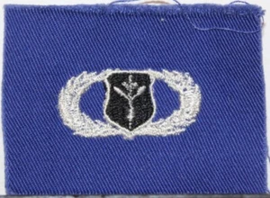 Parche de fatiga azul insignia meteorólogo básico de la Fuerza Aérea de los Estados Unidos - Imagen 1 de 1