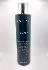 Monat Black Shampoo + Conditioner With Rejuveniqe Moisturiser, Cleanses Thickens - Picture 1 of 1