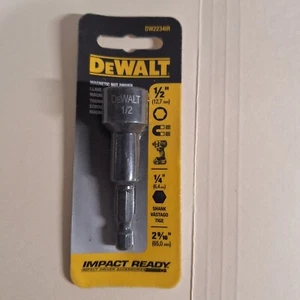1/2" DeWalt Impact Ready Magnetic Nut Driver 2 9/16" long (Combined ship & pay) - Picture 1 of 1