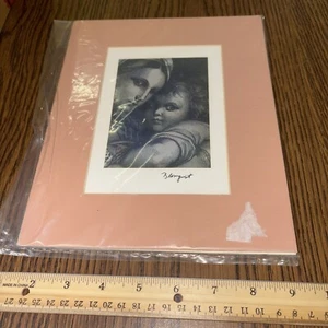 Signed David Blomquist Photography: Madonna & Child Religious Print Jesus Mary - Picture 1 of 3