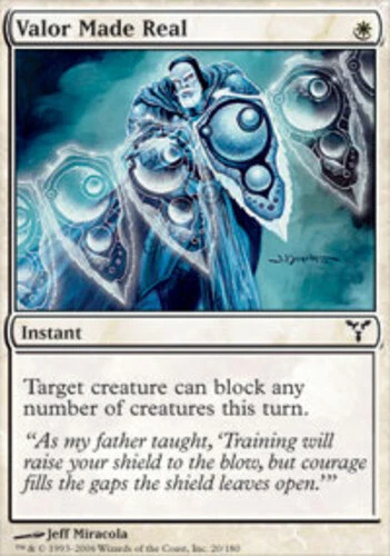 4x Valor Made Real ~ Near Mint Dissension MTG Magic x4 4 UltimateMTG Playset Whi - Image 1 of 1