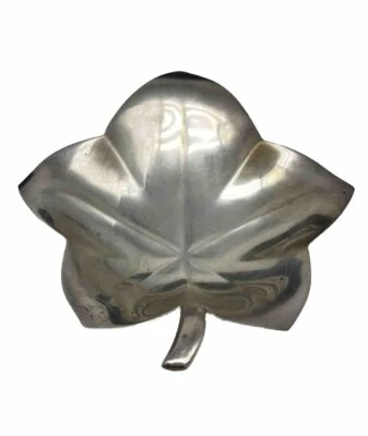 Vintage Tiffany & Co. Sterling Silver 23159 Maple Leaf Trinket Dish Tray #2 - Image 1 of 4