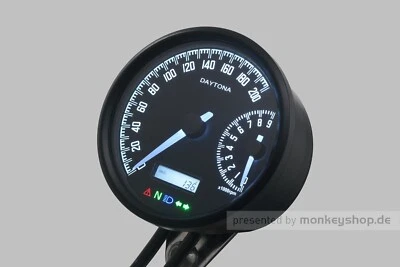 Daytona Velona W Kombi Tacho + DZM Honda Yamaha Harley Ducati BMW Triumph NEU - Bild 1 von 4