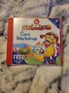 RARE! 1997 McDonald's McDonaldland Greeting Card Workshop #5 Windows 95 CD-ROM - Picture 1 of 3