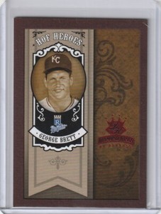 GEORGE BRETT Royals 2005 Donruss Diamond Kings HOF Heroes Framed Red Parallel