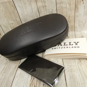 Bally Switzerland dunkelbraune Brille Sonnenbrille Klappschale NUR ETUI mit Tuch - Bild 1 von 13