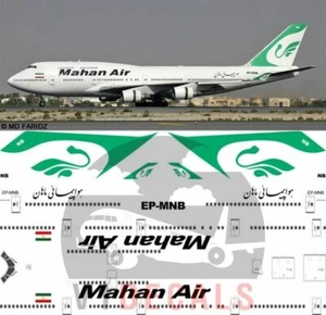 V1 Decals Boeing 747-400 Mahan Air for 1/144 Revell Model Airplane Kit V1D0176 - Picture 1 of 8