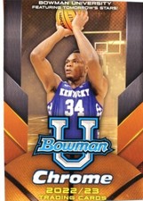 2022-23 Bowman University Chrome -Color Refractors, Autos & Inserts - You Pick