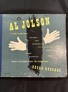Al Jolson In Songs He Made Famous Box Set of 4 RPM Decca Records 1949 As Pics - Picture 1 of 5