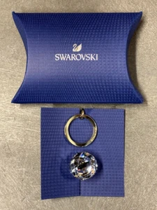 Swarovski Crystal Ball Keyring 25mm Gold Plated NEW - Picture 1 of 3