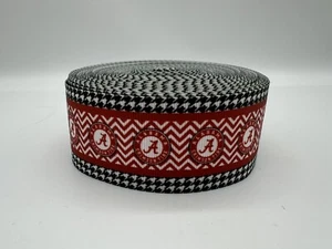 NEW 5-yards of Alabama Roll Tide 1.5" wide Grosgrain Ribbon - Picture 1 of 1