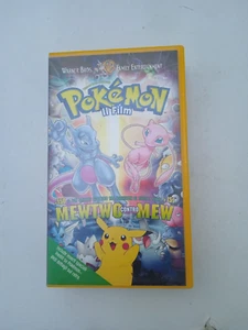 VHS VIDEO CASSETTE / POKEMON - DE FILM - MEWTWO contro MEW - RARA - LEGGI - Foto 1 di 2