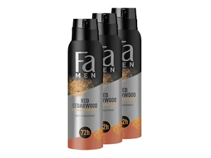 FA Deospray 150 ml Men Red Cedarwood, 3x 150ml, 3er Pack, langanhaltende Frische - Bild 1 von 5