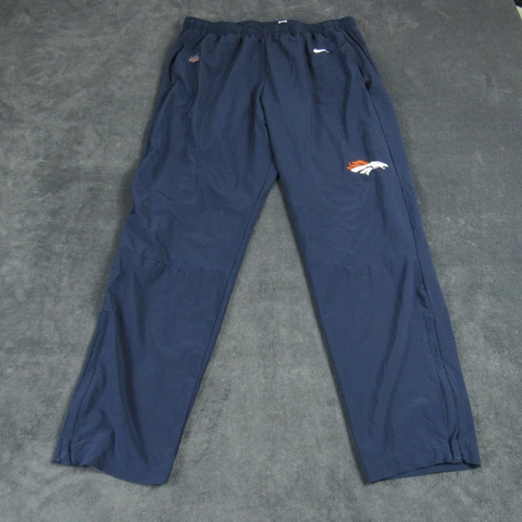 Denver Broncos Pants Mens 3XL XXXL Blue Team Issued On Field Dri Fit Nike A2 Cover