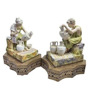 Amazing ROYAL DUX BOHEMIA Porcelain Figural Group - Picture 1 of 22