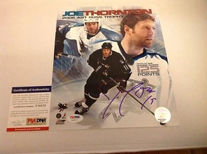 Joe Thornton Signed 8x10 Photo PSA DNA COA SJ San Jose Sharks Autographed a - Picture 1 of 1