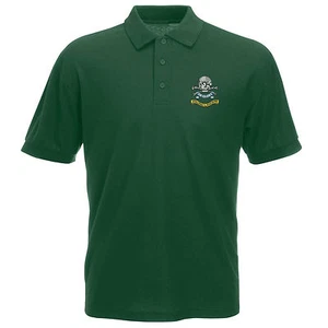 OFFICIAL 17th/21st Queens Royal Lancers Embroidered Polo Shirt - Picture 1 of 9