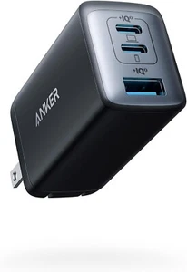 Anker Chargeur USB C (Nano II 65W), PPS 3 Ports Rapide Compact Chargeur Mural Pliable - Photo 1 sur 7