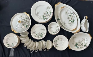 Vintage 1950s Meito Norleans Livonia Dogwood China 57 Piece Dinner Set - Picture 1 of 7
