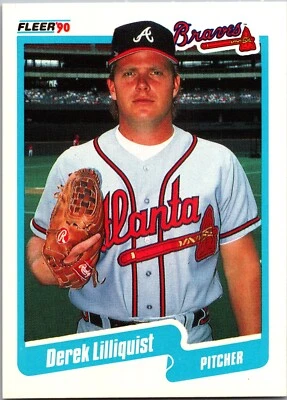 1990 Fleer - Derek Lilliquist #588 - Image 1 of 2