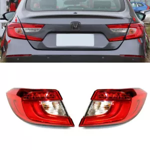 1Pair LED Tail Light Rear Brake Lamp Fit for Honda Accord Sedan 2018-21. - Bild 1 von 6