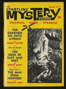 Startling Mystery Stories #5 (Summer 1967) Finlay[cvr] Quinn, Leinster, Barr - Picture 1 of 3