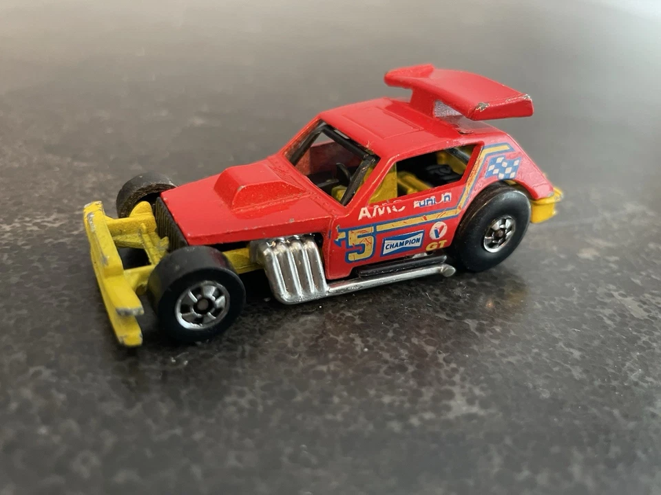 Hot Wheels Flying Colors Rojo AMC Grasado Gremlin Escala 1/64 Diecast Mattel 1978 Foto 1 de 4