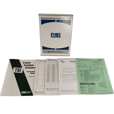 PAR TSI Trauma Symptom Inventory Professional Kit, Manual & Forms - Pre-Loved - Image 1 of 4