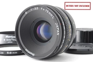 [MINT w/ Hood ] Mamiya G 75mm f/3.5 L Lens For New Mamiya 6 Six MF From JAPAN - Picture 1 of 24